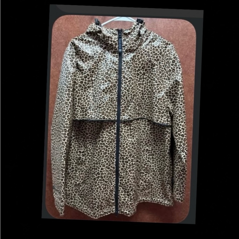 Charles River Leopard Print Women's Rain Jacket